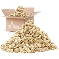 grillas Pastillas de Encendido Ecológicas Enceradas | Encendedores de Barbacoa de Madera Natural | Pastillas de Lana de…